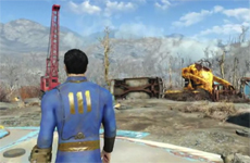Персонаж Fallout 4 в постапокалиптическом мире